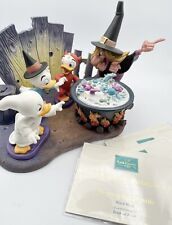 Disney WDCC TRICK OR TREAT Brewing Witch Hazel Ducks Base COA Halloween COMPLETE picture