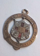 Antique Masonic Token of Esteem 14Kt Gold 1895 Grass Valley Sons of St. George picture