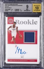 2018-19 PANINI ENCASED AUTO WHITE BOX SHAI GILGEOUS-ALEXANDER BGS 9 picture