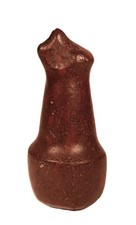 Columbia River Red Hematite Bear Effigy Pestle/Maul 15th - 19th Century 8.5
