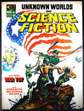 UNKNOWN WORLDS OF SCIENCE FICTION #2 VF/NM Day of the Triffids John Wyndham 1975 picture