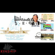 Nelson Mandela signed Cachet JSA LOA AUTO GRADE 9 South Africa President Z1006 picture