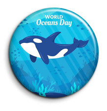 World oceans day 3 - 56mm personalized magnet picture fridge picture