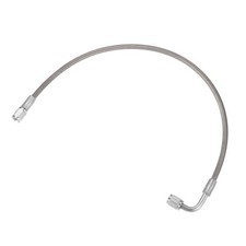 VekAuto AN3 Turbo Oil Feed Line 18 Inch 90 Degree Steel Braided picture
