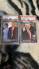 President Trump & Melania and Trump Inauguration Cards psa grade 9.  Rare picture
