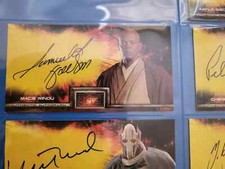 Samuel L Jackson Autograph Auto Card Topps Revenge Of The Sith Widevision 2005 picture