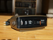 Panasonic Flip Clock Alarm Vintage Radio Eames Danish 60Hz 50Hz 220v 110v picture