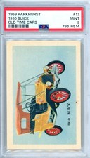 1959 Parkhurst Old Time Cars 1910 Buick #17 PSA 9 picture