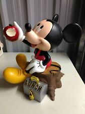 RARE 20yr old Mickey Mouse lunchbox big fig NEW IN BOX Disney figurine statue picture