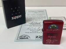 ZIPPO CASE XX SMKW 2015 PRESIDENTS DAY 09/100 CANDY APPLE RED LIGHTER 38836 DM picture