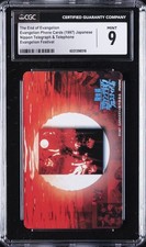 1997 EVANGELION PHONE CARDS THE END OF EVANGELION CGC 9 picture