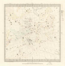 ASTRONOMY CELESTIAL. Star map. Star chart, III. Autumnal Equinox. SDUK 1847 picture