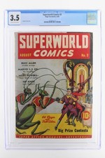 Superworld Comics #3 - Hugo Gernsback 1940 CGC 3.5 picture