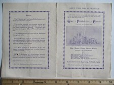1909 Grace Presbyterian Church Now Black AME Brooklyn Bridge Weekly Calendar NYC picture