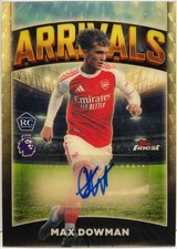 Max Dowman 1/1 Rookie Autograph Superfractor Topps Finest EPL Premier League 202 picture