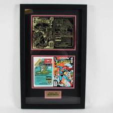 Superman Comic Book Printing Plate Display 1982 Original picture