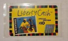 USPS Liberty Cash Special Kwanzaa Edition card with phamplet SEALED. Exp 1998 picture