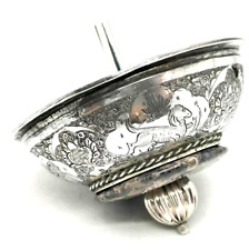 Hanukah Dreidel Sevivon Engraved designs Sterling Silver handmade by S. Ghatan picture