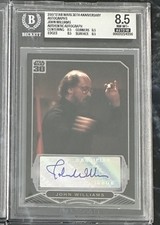 2007 Topps Star Wars 30th Anniversary John Williams Composer autograph SP BGS 10 picture