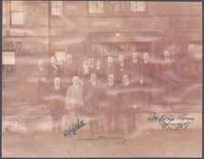 HERBERT HOOVER - PHOTOGRAPH SIGNED 02/17/1935 CO-SIGNED BY: WILLIAM ALLEN WHITE picture