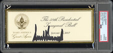 PSA/DNA Donald Trump Signed Autographed Official Gold Inaugural Ball Ticket POP1 picture