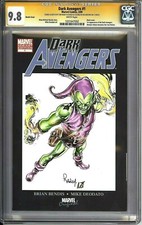* DARK Avengers #1 CGC 9.8 SS Green Goblin Original Art Raney (1031647002) * picture