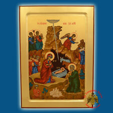 Orthodox Icon Nativity Christmas Orthodoxe Ikone Weihnachten Geburt Jesu Christi picture