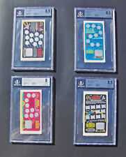 RARE 1982 (ONE OF A KIND Graded  SET? )  Atari McDonalds (4) BECKETT 8-8.5 Cards picture