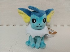 Pokemon Fit Plush Doll Vaporeon Figure Pokemon Center Kanto Aquali brown Tag picture