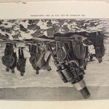 M1e ephemera 1916 ww1 picture austrian artillery carpathians picture