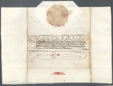 Austria 1602 (future) Matthias Kaiser to Brother Emperor Rudolf II Autogr 115374 picture