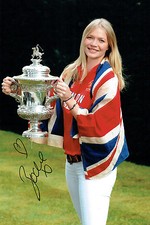 Jodie KIDD SIGNED Autograph 12x8 Photo + Dealer COA Sexy Model POLO Cup picture