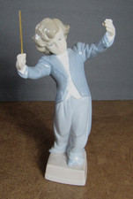 LLADRO LITTLE MAESTRO ORCHESTRA CONDUCTOR 6349 RARE Figurine Retired Juan Huerta picture