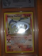  Shining Charizard / Glurak First Edition 107/105 PGS 5 Excellent  picture