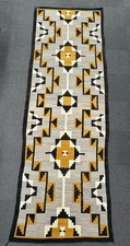 Navajo Two Grey Hills Runner Rug ca. 1930-1940 156