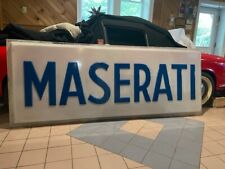 Maserati vintage dealer sign circa 1970s just Over 8ft x3ft excellent condition  picture
