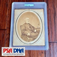ROBERT E LEE * PSA Autograph Matthew Brady Signed Albumen Photograph Confederate picture