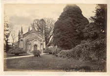 J.V. UK, Finlarig Castle and Mausoleum of the Breadalbane family vintage picture