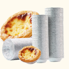 Disposable Aluminum Foil Baking Cookie Muffin Cupcake Egg Tart Mold Baking Cups picture