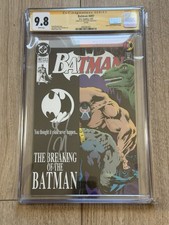 CGC 9.8 SIGNATURE SERIES SIGNED BY TOM HARDY BATMAN #497 CGC 9.8 KNIGHTFALL picture
