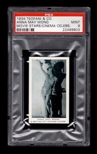 PSA 9 ANNA MAY WONG 1934 Teofani Cigarettes Movie Stars HIGHEST EVER GRADED picture