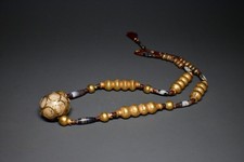 Circa Near Eastern An Achaemenid Or Mesapotamian Gold Necklace With Stone Beads picture
