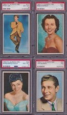 (36 CARD PSA COMPLETE SET) 1952 NBC T.V. & RADIO STARS CARD LOT- PSA 6.58 AVG. picture