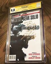 METAL GEAR SOLID 1 CGC 9.8 SS SIGNED & QUOTE DAVID HAYTER 1ST APP SOLID SNAKE 🔥 picture
