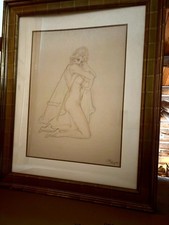 Alberto Vargas Original signed Hugh Hefner approval February 1969 Issue picture