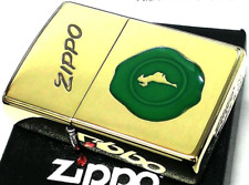 ZIPPO lighter Windy Girl epoxy processing green gold new imported from Japan picture