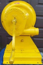 Nice VINTAGE Blacksmith Blower Buffalo Forge Co. Company Model #500 Hand Crank picture