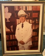 MANUEL ANTONIO NORIEGA Former Panama Leader Framed Life-Size Portrait  30x40 picture