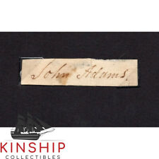 President John Adams signed Cut JSA LOA Rare Bold Auto George Washington VP Z957 picture