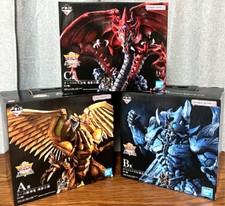 Ichiban Kuji Yugioh Vol.4 Obelisk Slifer Ra Figure Complete Set Japan NEW God picture